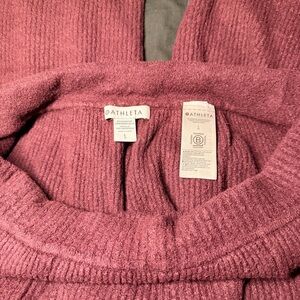 Athleta Women's Burgundy Sweater pants